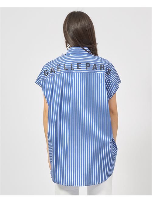 Chemise femme oversize rayée Gaelle Paris GAELLE PARIS | GAABW03891BL48